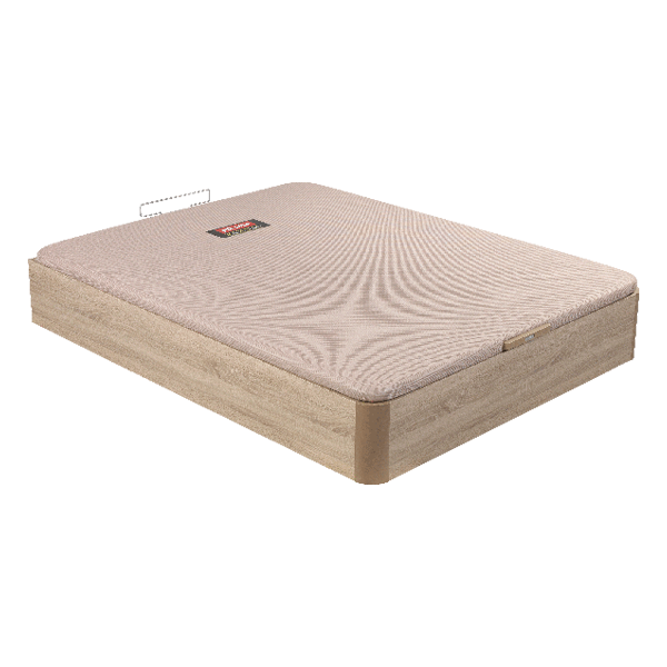 Pikolin storage bed base Cambria natural wood 150 x 190 cm
                                    image number 1